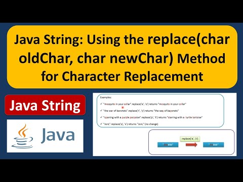 ☕ More Java String Programs 02 Replace Characters Explained Step By Step Java 500 Programs