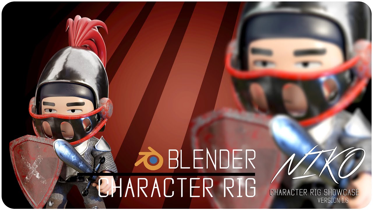 Little Warrior Niko 3D Model