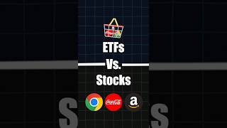 ETFs vs. Stocks EXPLAINED In 30 Seconds #finance