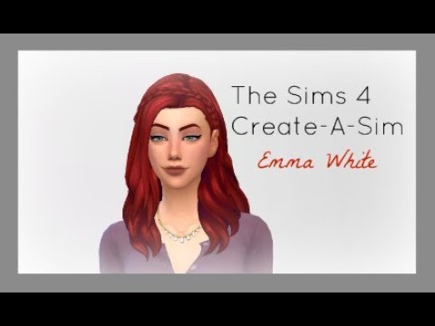 The Sims 4 Create A Sim Emma White