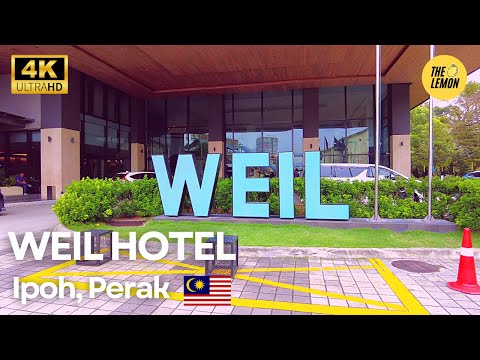 Excursão a pé pelo WEIL Hotel Ipoh | Hotéis | Ipoh Perak Malásia [4K HDR]