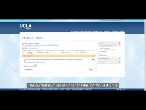 Myucla Tutorial Change Units