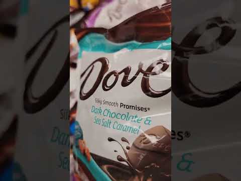 DOVE SILKY SMOOTH PROMISES | DARK CHOCOLATE SEA SALT CARAMEL #shorts #asmrsound #tinaycreationusa