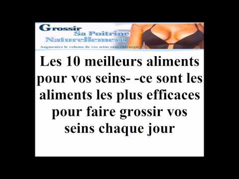 comment augmenter poitrine naturellement