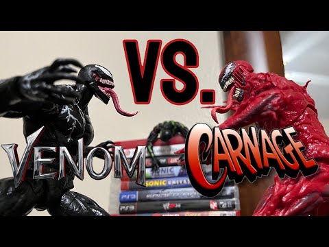 Venom V Carnage (Stop Motion Fight)