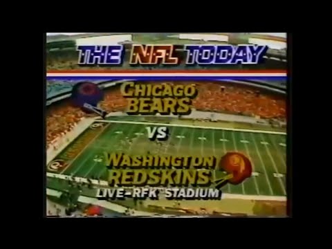 Chicago Bears at Washington Redskins - NFC Divisional Playoffs- December 30th, 1984 (1st Half)