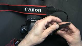 How to install the shoulder strap correctly on your Canon Nikon DSLR  Camera T3 T5 T6 T7 T3i T6i EOS