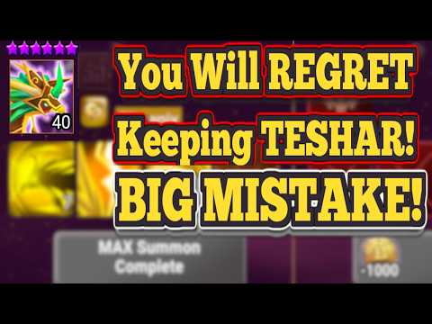 Why You SHOULD NOT Keep Teshar from The Selection Nat5 Event! - Summoners War