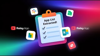📋 Get a List of Apps in Relay.app – Easy Guide!