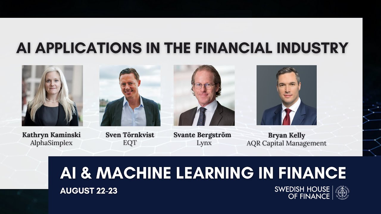 AI & Machine Learning in Finance: AI Applications in the Financial Industry - Panel Discussion