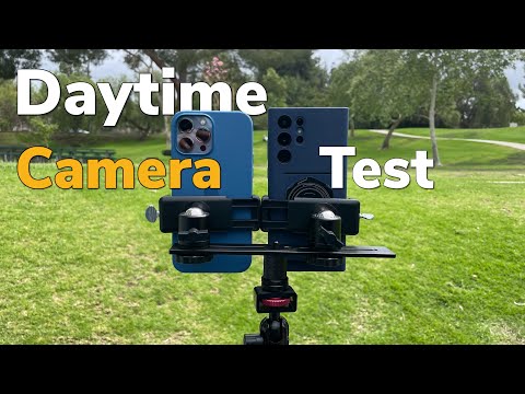 Galaxy S22 Ultra vs iPhone 13 Pro Max Daytime 4K Video and Photography Comparison