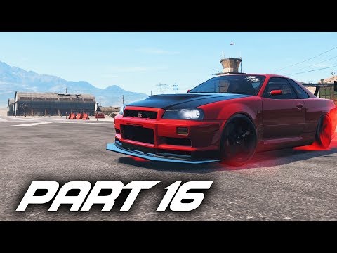 Need for Speed Payback Gameplay Walkthrough Part 16 - SKYLINE R34 & NOISE BOMB FINAL DRIFT