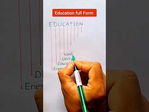 Education Full Form🔥Full Form of Education👌#shorts #short