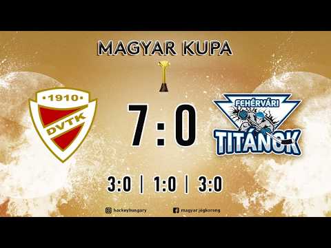 2. kör - 1. mérkőzés DVTK Jegesmedvék - Fehérvári Titánok 7-0