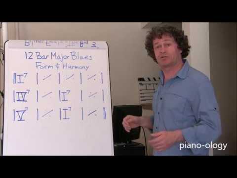 Blues & Boogie Woogie School: 12 Bar Major Blues Form & Harmony: The First Lesson
