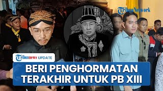 Momen Gibran hingga Gusti Bhre Melayat ke Keraton Solo, Beri Penghormatan Terakhir untuk PB XIII