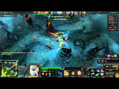 Dota 2 Rampage ((phantom Lancer)) part 1