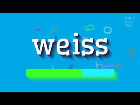 How to say "weiss"! (High Quality Voices)