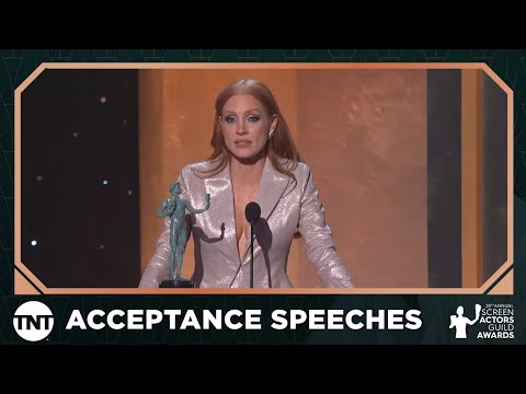 Jessica Chastain: Award Acceptance Speech | 28th Annual SAG Awards | TNT