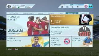 FIFA 16 TUTORIAL : How to put a player on the transfer list [SELL PLAYER ]