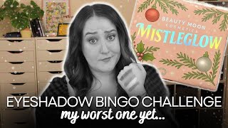 BEAUTYMOON MISTLEGLOW EYESHADOW *BINGO* CHALLENGE! My Worst Roulette EVER With Cole Of The Ball