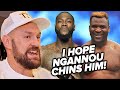 TYSON FURY WANTS NGANNOU TO CHIN "POS" WILDER; TRUTH ON USYK FIGHT AND MORE!