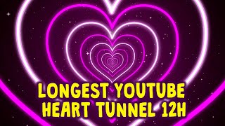 Free Double Neon Pink Lights Love Heart Tunnel Tik