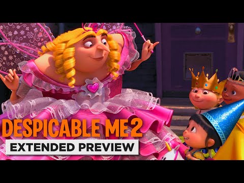 Gru Dresses Up as a Princess for Agnes' Birthday
