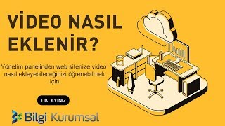Web Sitesine Video Nasıl Eklenir - Web Sitesi Kur
