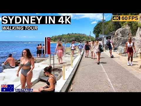 Sydney Beach Walk | Stunning Manly to Shelly Beach Loop | 4K 60FPS | Australia