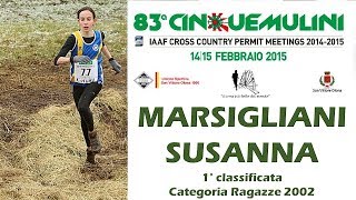 preview picture of video 'Susanna Marsigliani prima classificata alla 83a Cinque Mulini 2015 nella cat Ragazze'