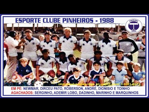 Atlético Paranaense 1x0 Esporte Clube Pinheiros - Campeonato Paranaense 1988 - Final