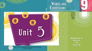 9th CLASS ENGLISH WORKBOOK UNIT 5 ANSWERS | NCERT | AP | WORDS AND EXPRESSIONS | UNIT 5 | PROJECT |