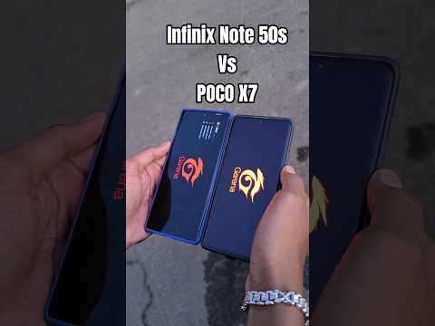 FREE FIRE MAX Game Test Infinix Note 50s Vs POCO X7