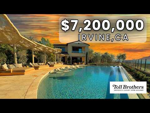 IRVINE California LUXURY Home with CASITA & MILLION DOLLAR Views | Toll Brothers AVRIL Model Tour