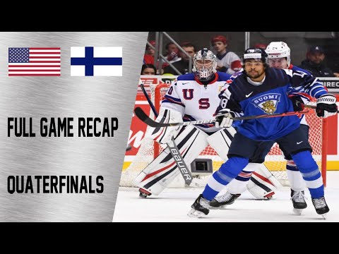 USA vs Finland Quarterfinals Highlights | January 2nd, WJC 2020
