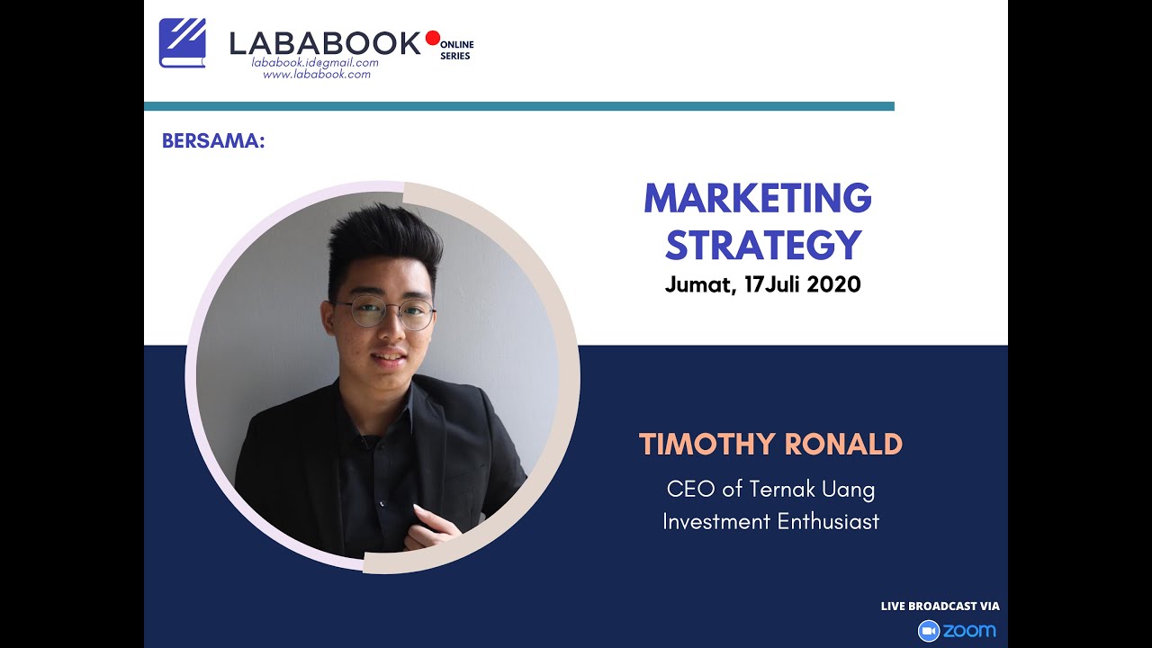 LABABOOK WEBINAR feat TIMOTHY RONALD: MARKETING dan INVESTMENT