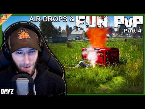 Part 4: Air Drops, Cargo Trucks, & Fun PvP ft. Quest & Halifax | chocoTaco DayZ Deer Isle