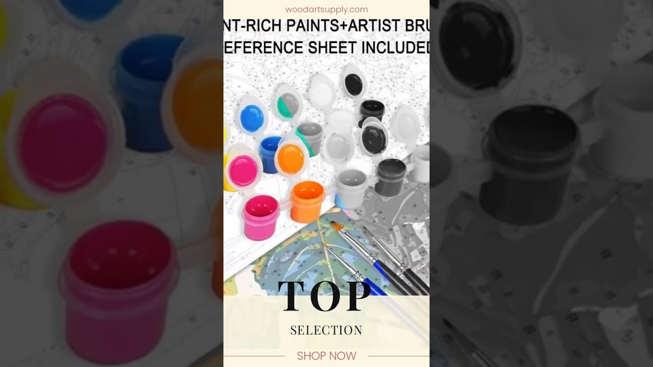 Tucocoo Hydrangea in Glass Vase Window Landscape Paint by Bumbers for Adults Beautiful Flower DIY...