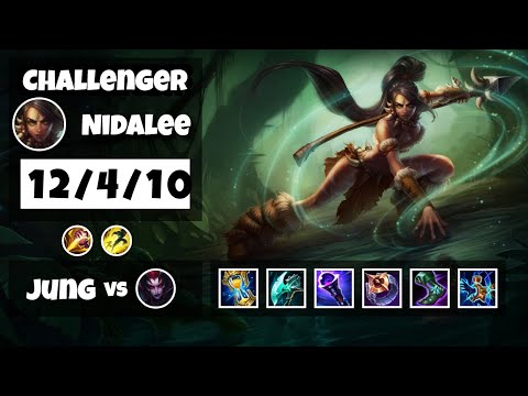 Nidalee 11.18 S11 Jungle Challenger Replay (12/4/10) - KOREAN