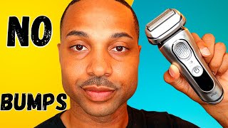 I use the Braun Series 9 to shave in the Air Force - No BUMPS
