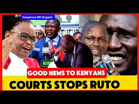 GOOD NEWS TO KENYANS AS LAWYERS STORM TO THE COURT, RUTO STOPPED TO SIGN DANGEROUS BILL !!