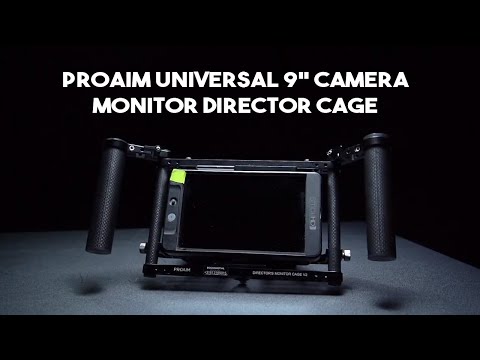 Proaim Universal 9” Camera Monitor Director Cage - Wireless, Adjustable, Secure | Features + Shots