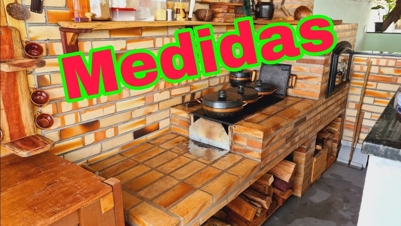 Medidas do fogão a lenha