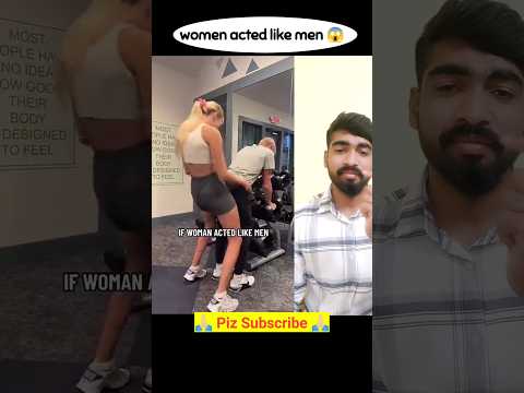 women acted like man 😱🤣 #funny #shorts #youtubeshorts #shortsvideo