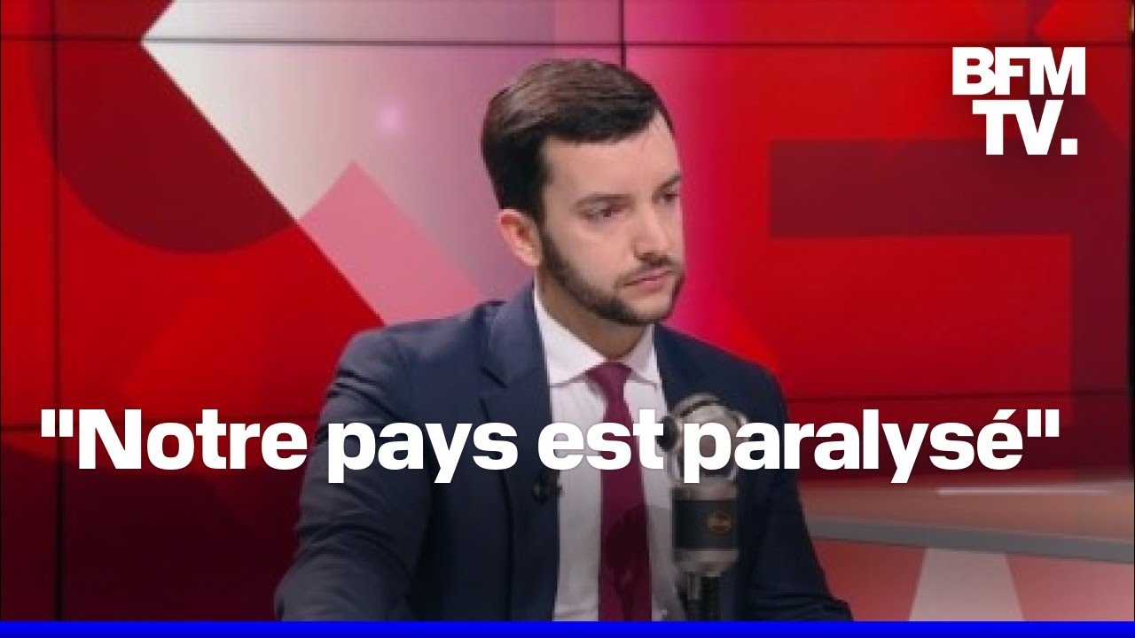 Nouveau gouvernement: l'interview de Jean-Philippe Tanguy, porte-parole du Rassemblement national