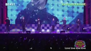[中字] 140111 BEAST in Music Dragon - How to Love