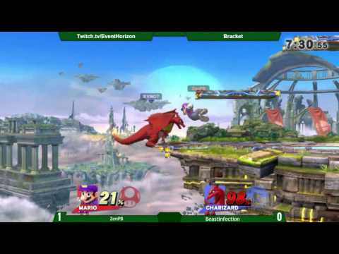 Construct 52 - ZenPB(Mario) vs BeastInfection(Charizard) - Smash 4 Bracket
