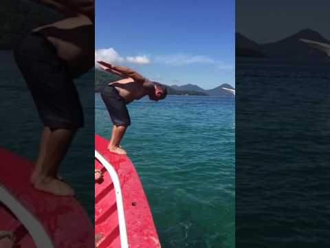 Mega mergulho barriga