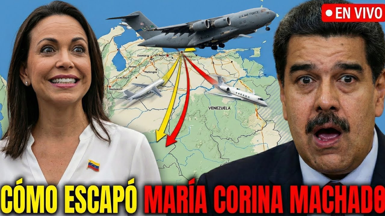 Como REALMENTE Maria Corina Machado ESCAPO DE Venenezuela!! (TRADING EN VIVO)